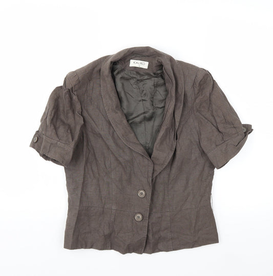 Womens UK Size 14 Kaliko Brown Jacket