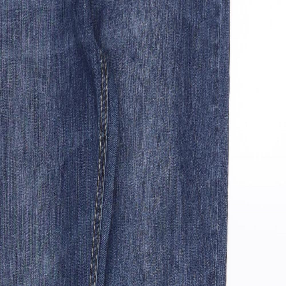 Womens UK Size 12 Preworn Regular Fit Skinny Blue Jeans