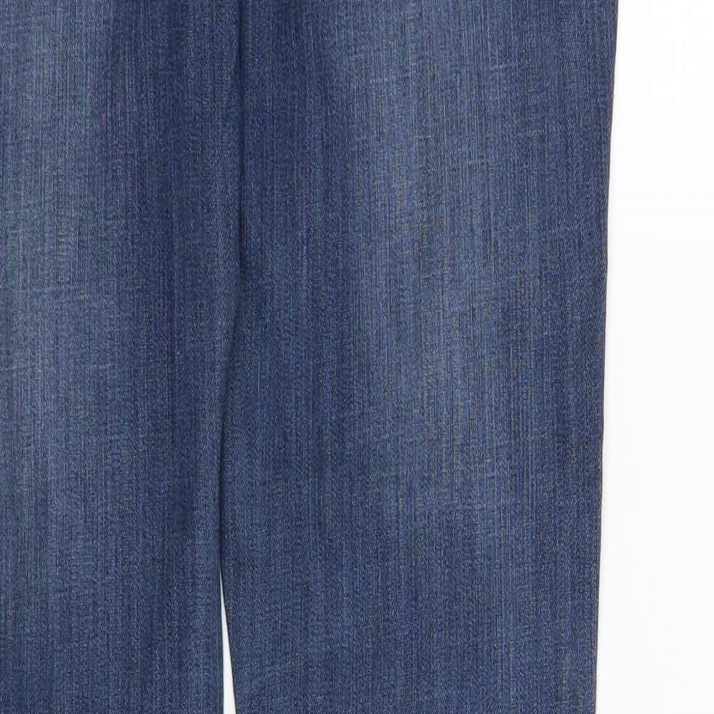 Womens UK Size 12 Preworn Regular Fit Skinny Blue Jeans