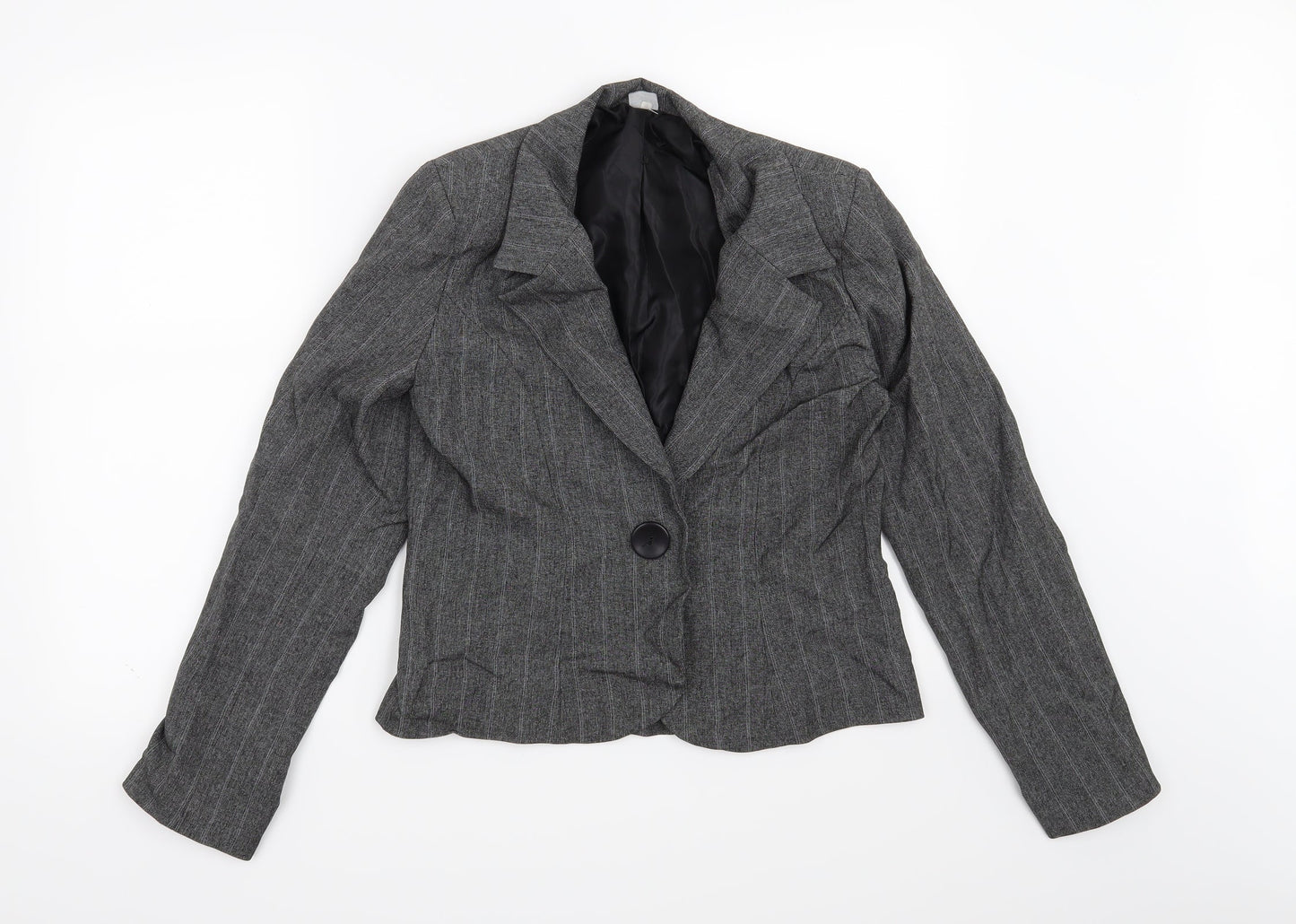 Womens UK Size 10 Preworn Grey Jacket