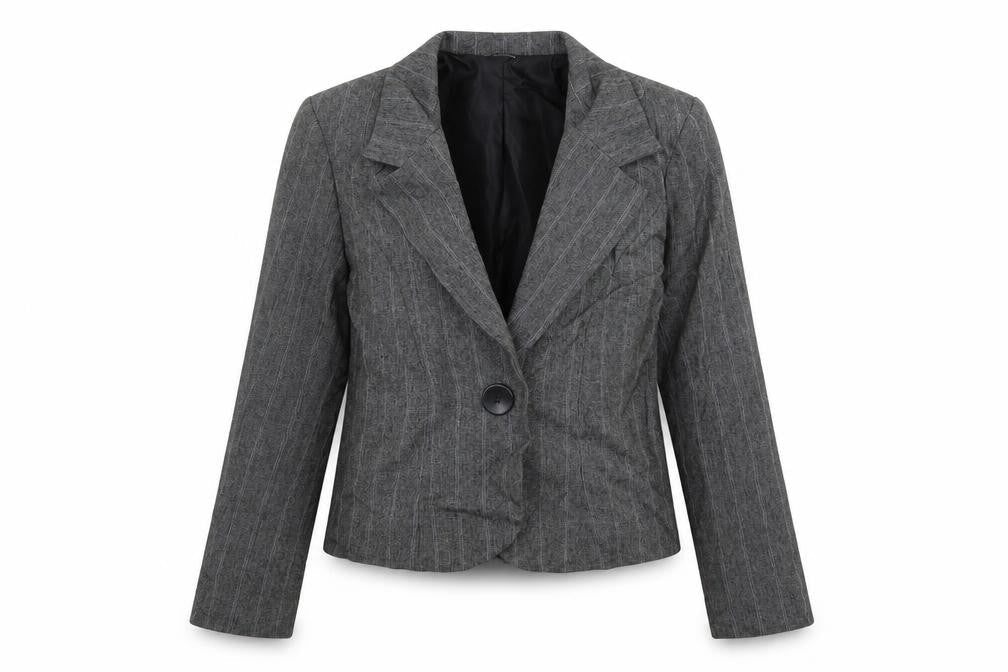 Womens UK Size 10 Preworn Grey Jacket