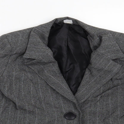 Womens UK Size 10 Preworn Grey Jacket
