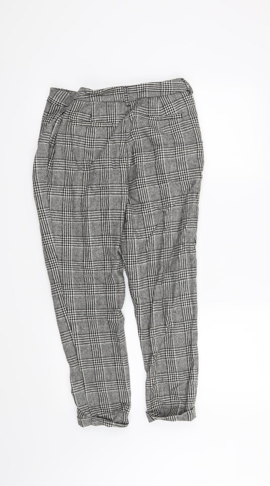 FOREVER 21 Womens Black Houndstooth  Trousers  Size S L25 in