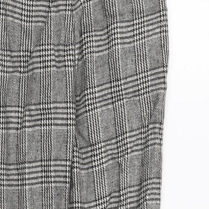 FOREVER 21 Womens Black Houndstooth  Trousers  Size S L25 in
