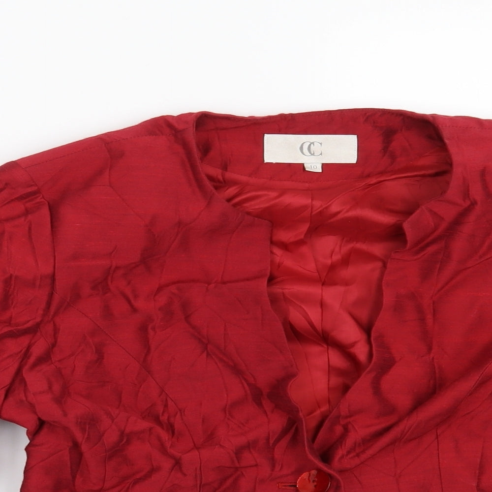 Womens UK Size 10 CC Red Jacket