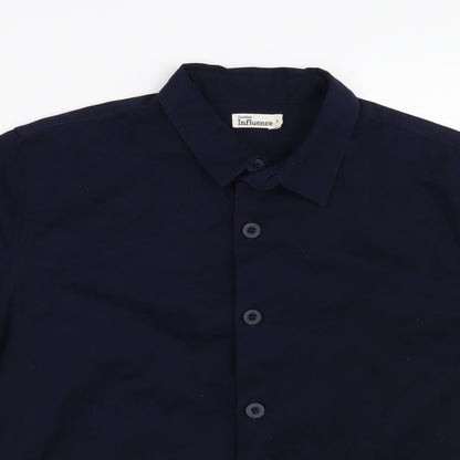 Another Influence Mens Blue    Button-Up Size L