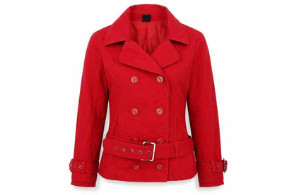 Womens UK Size 10 Bay Red Jacket