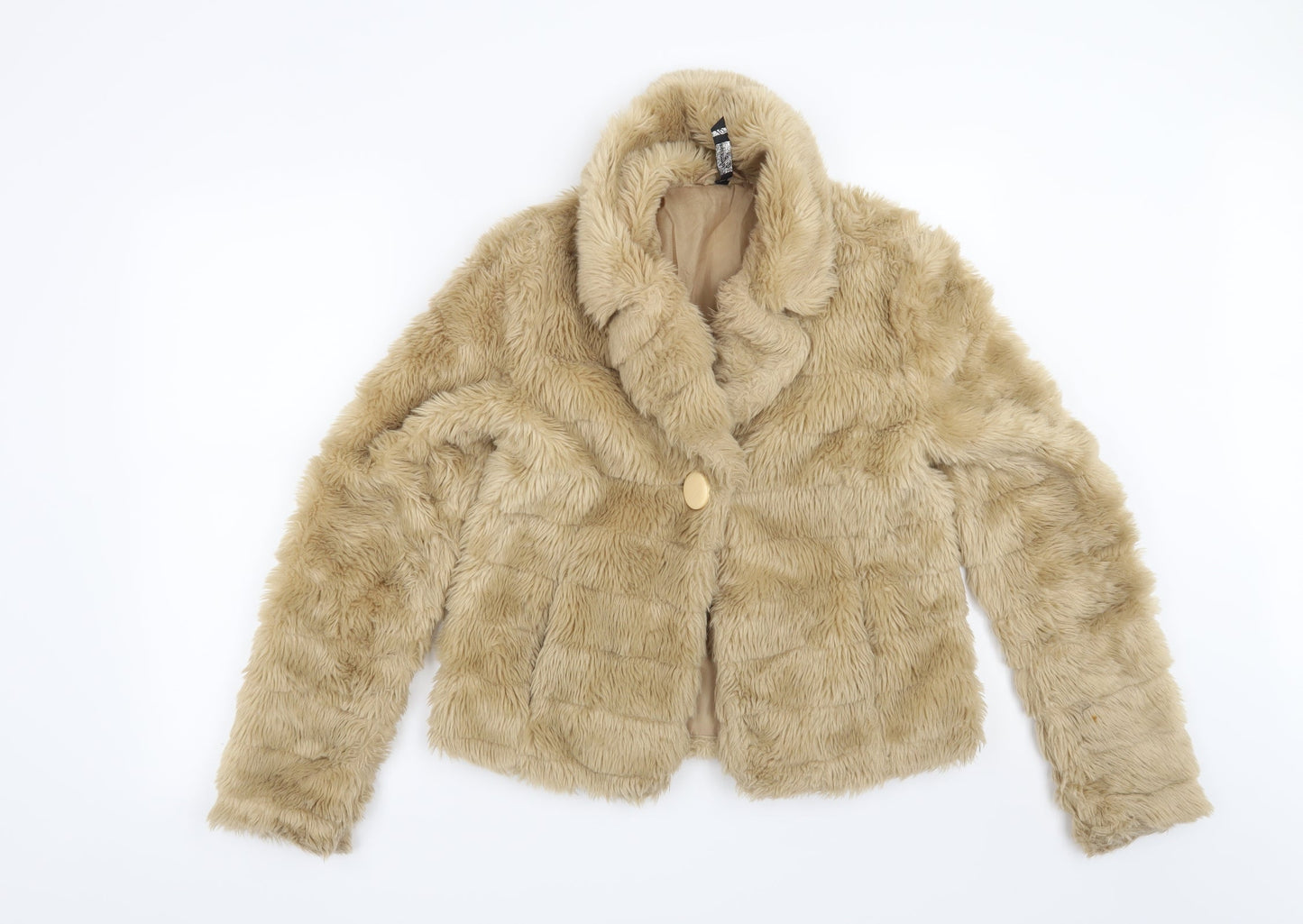 Womens UK Size 10 Influence Beige Jacket