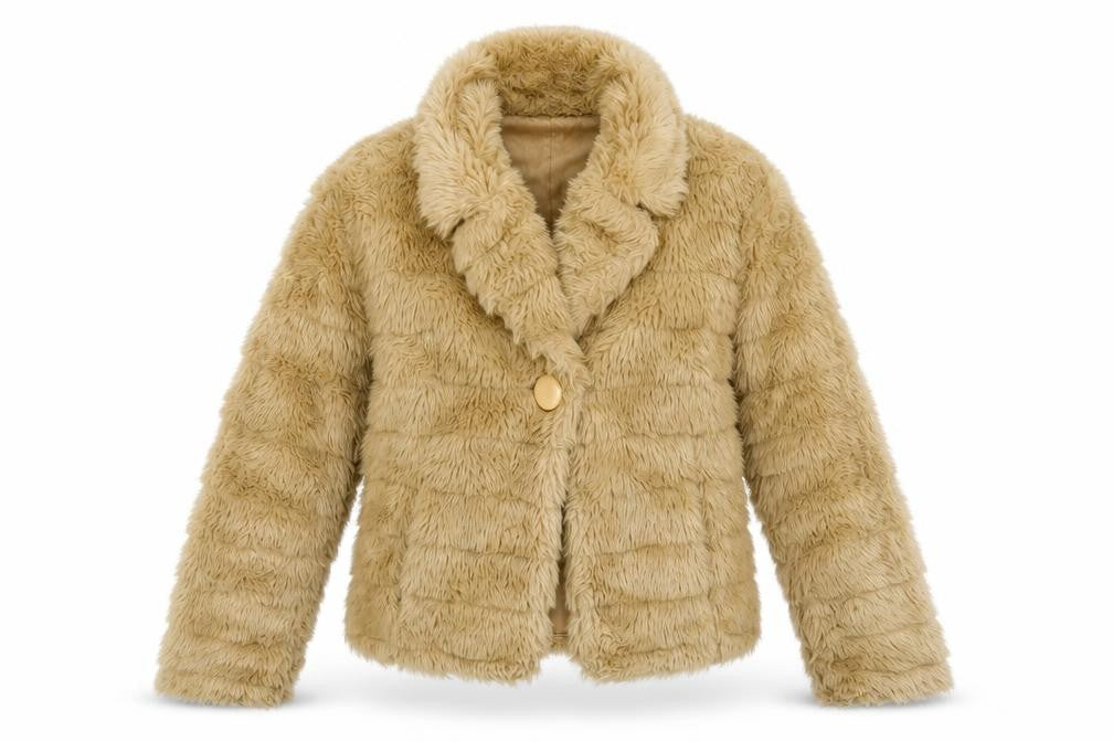 Womens UK Size 10 Influence Beige Jacket