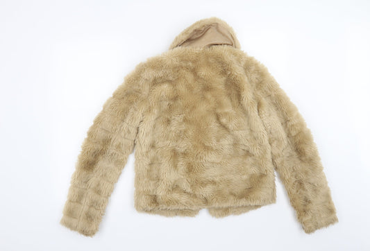 Womens UK Size 10 Influence Beige Jacket