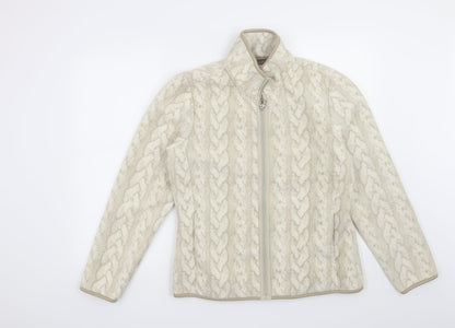 Effeti Moda Womens Beige   Jacket  Size L
