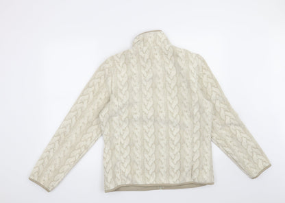 Effeti Moda Womens Beige   Jacket  Size L