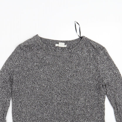 H&M Womens Grey   Pullover Jumper Size S