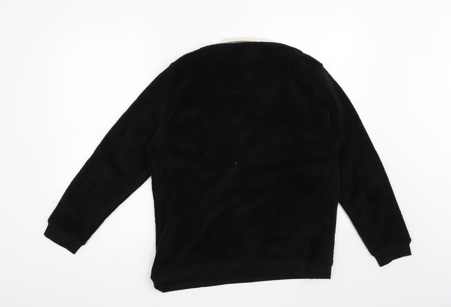 Love to lounge Womens Black Solid  Top Pyjama Top Size 12  - Disney Lion King