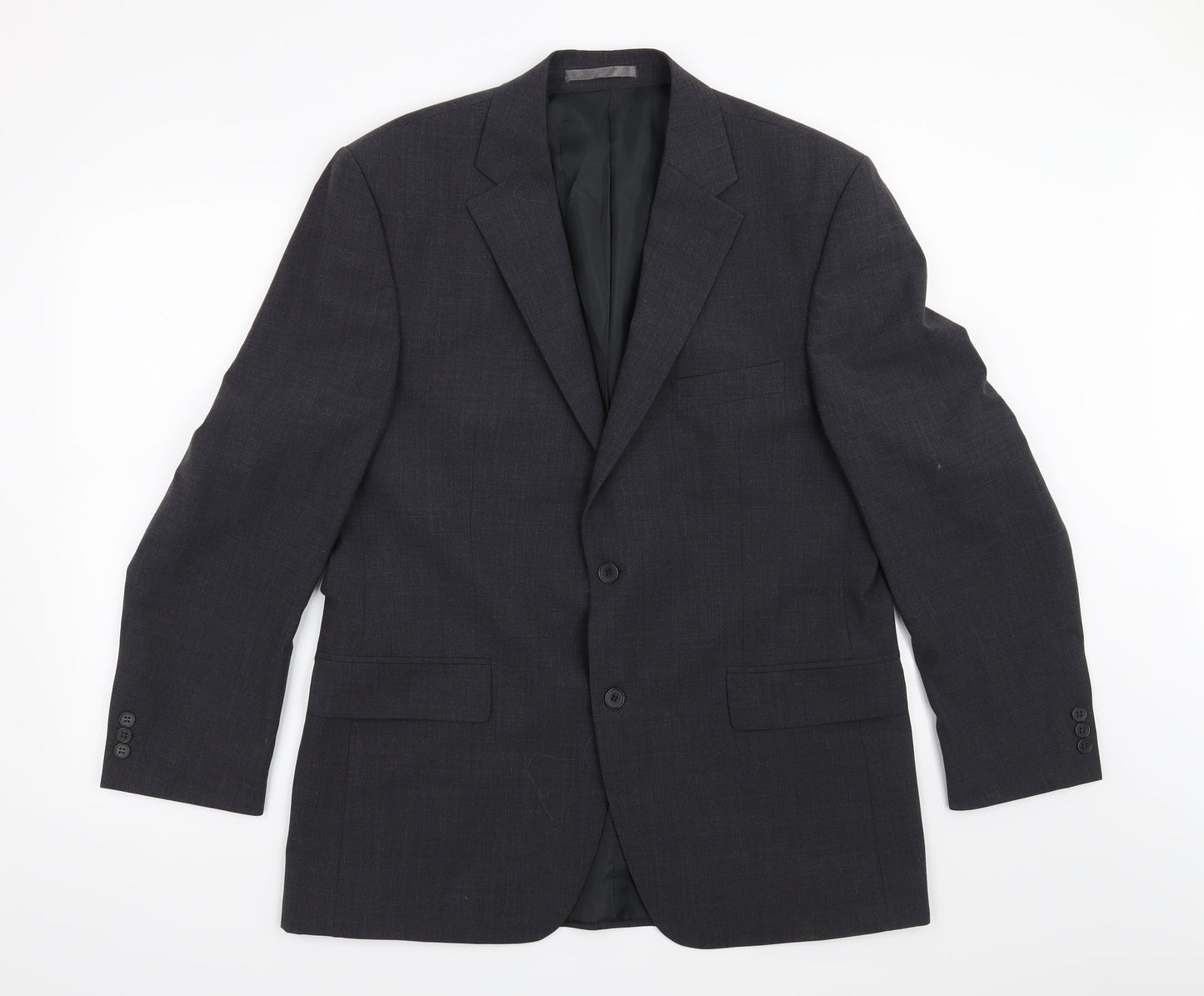 Mens UK Size 42 Preworn Regular Grey Suit Jacket