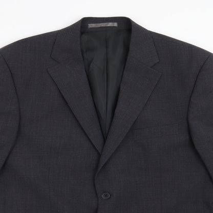 Mens UK Size 42 Preworn Regular Grey Suit Jacket