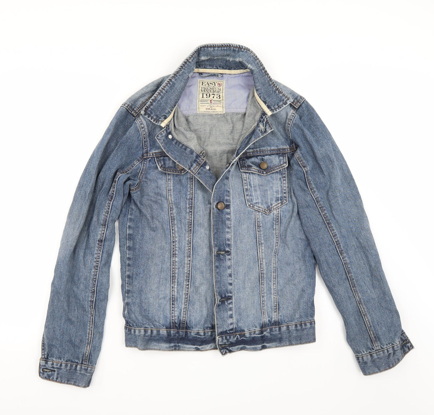 Womens UK Size S Easy Blue Jacket