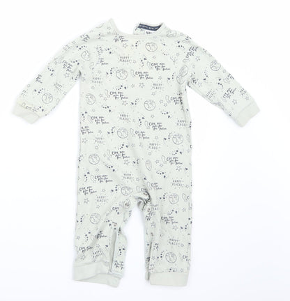 Fearne Baby Grey   Babygrow One-Piece Size 9-12 Months