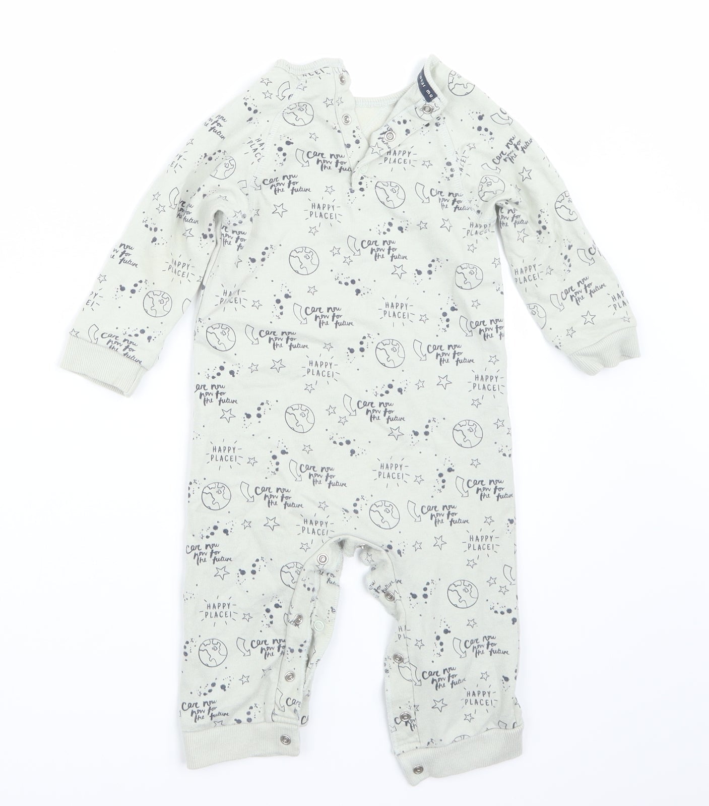 Fearne Baby Grey   Babygrow One-Piece Size 9-12 Months