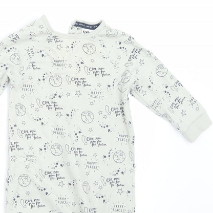 Fearne Baby Grey   Babygrow One-Piece Size 9-12 Months