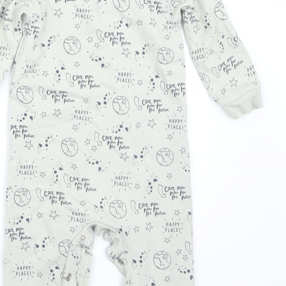 Fearne Baby Grey   Babygrow One-Piece Size 9-12 Months