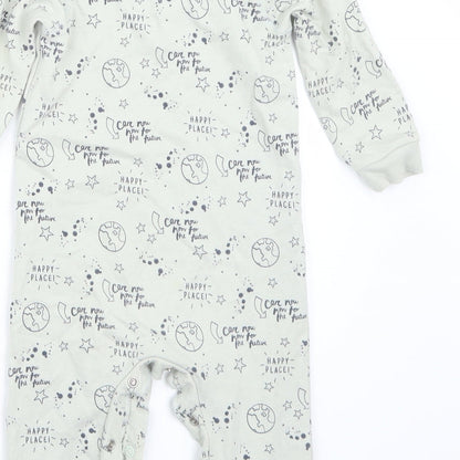 Fearne Baby Grey   Babygrow One-Piece Size 9-12 Months