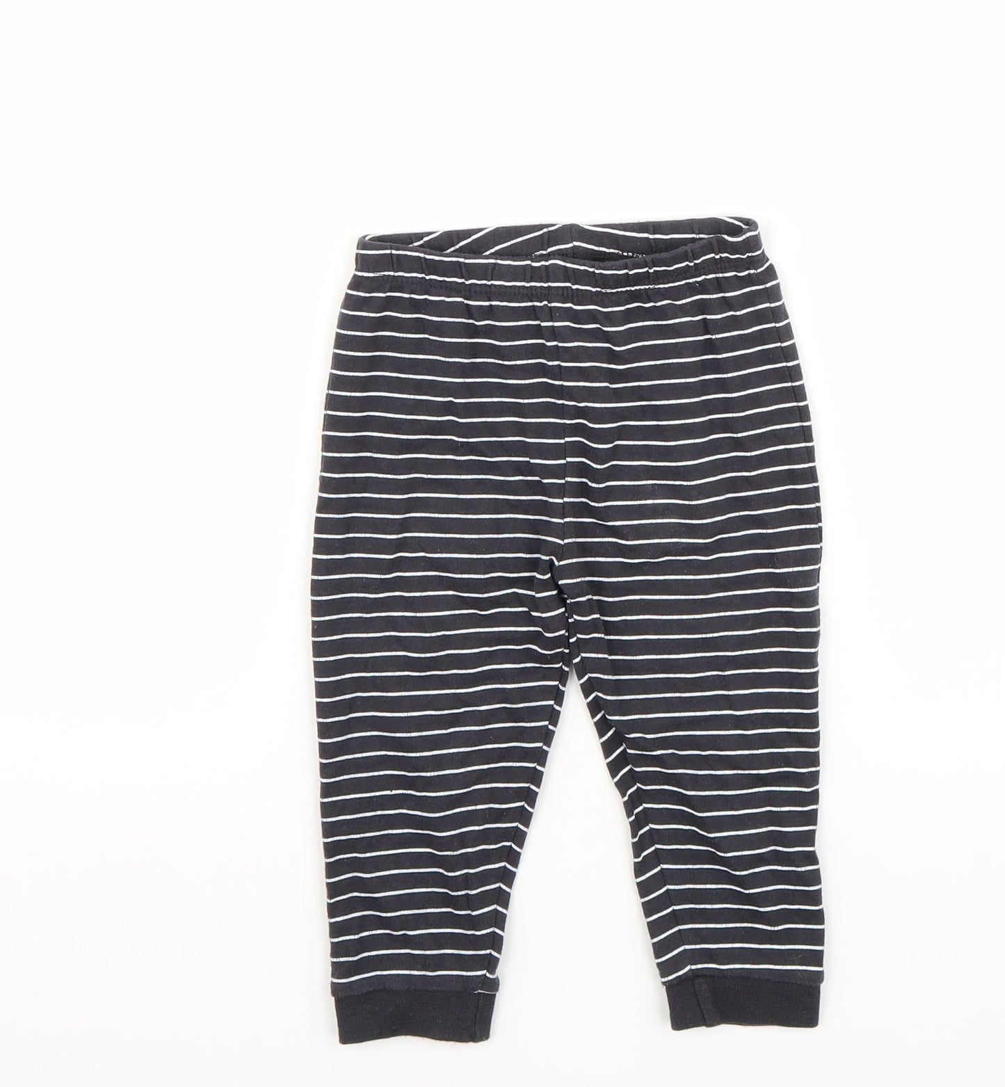 George Baby Blue Striped  Capri Trousers Size 12-18 Months