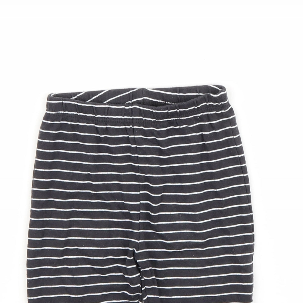 George Baby Blue Striped  Capri Trousers Size 12-18 Months