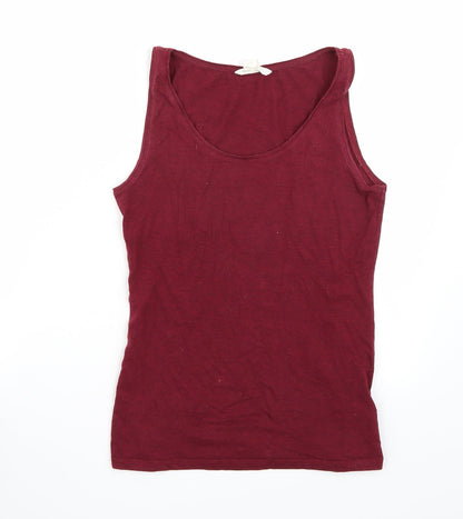 Womens UK Size S H&M Purple Basic T-Shirt