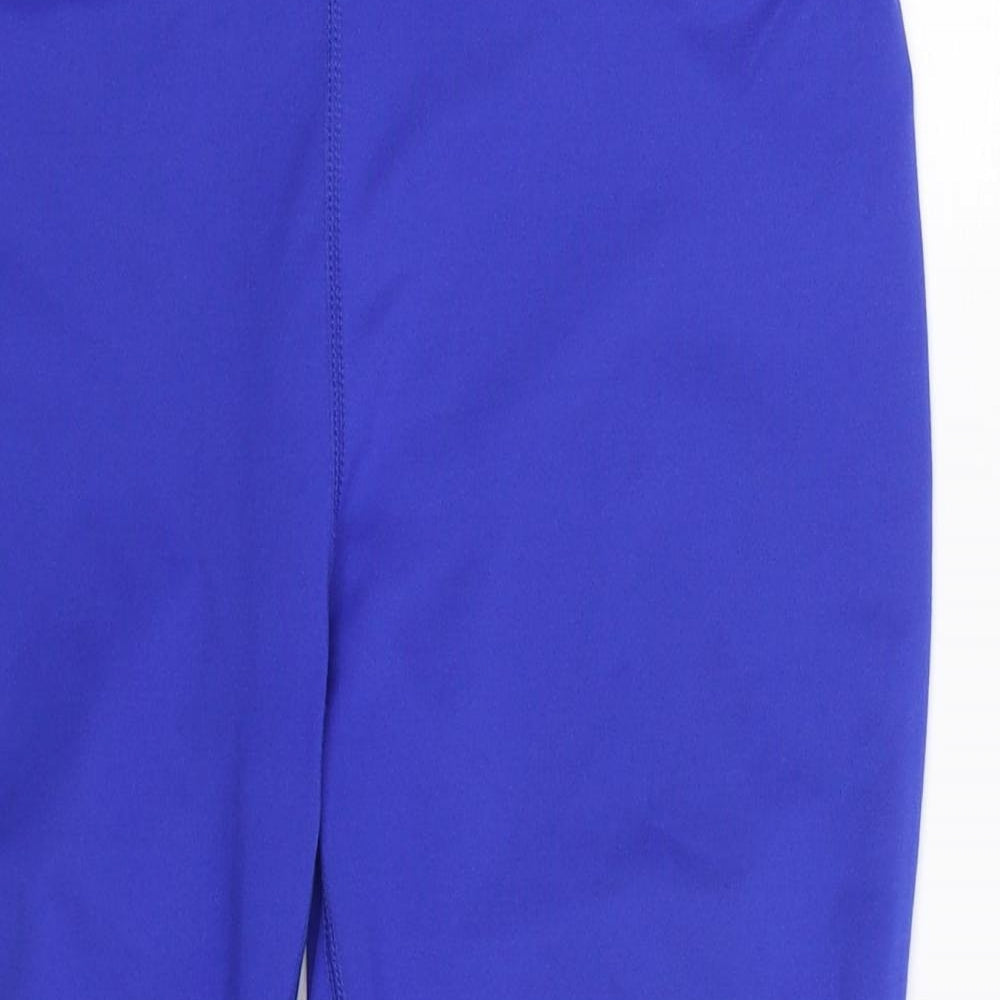 Papaya Womens Blue   Compression Leggings Size M L21 in - Cropped
