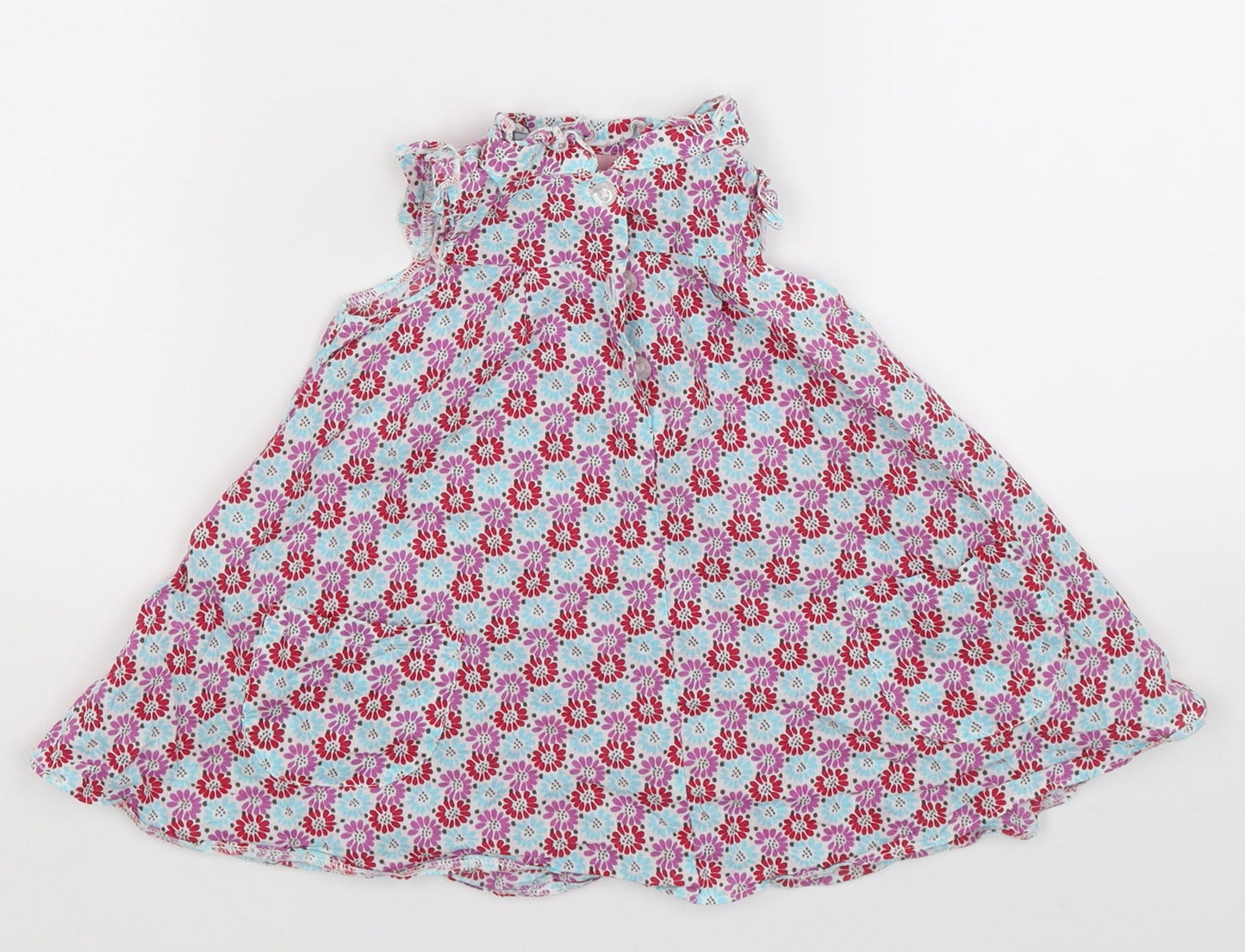 Cherokee Girls Multicoloured Floral  Fit & Flare  Size 9-12 Months