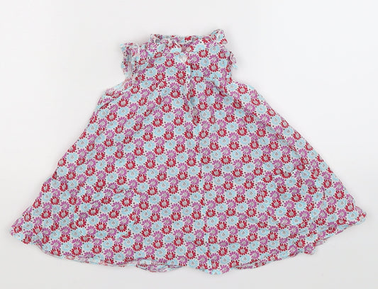 Cherokee Girls Multicoloured Floral  Fit & Flare  Size 9-12 Months