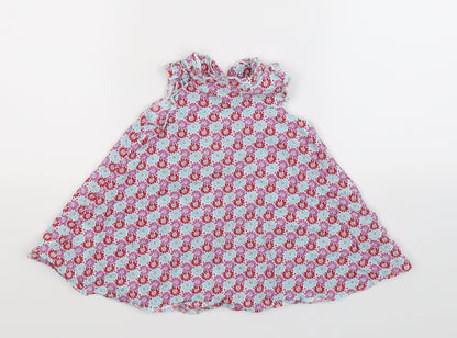 Cherokee Girls Multicoloured Floral  Fit & Flare  Size 9-12 Months