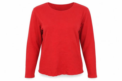 Womens UK Size M Preworn Red Basic T-Shirt