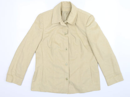 Womens UK Size 16 Rowlands Beige Jacket