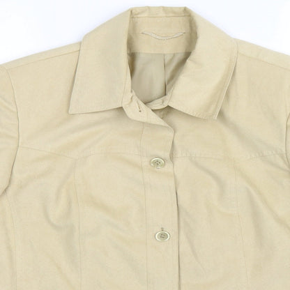 Womens UK Size 16 Rowlands Beige Jacket
