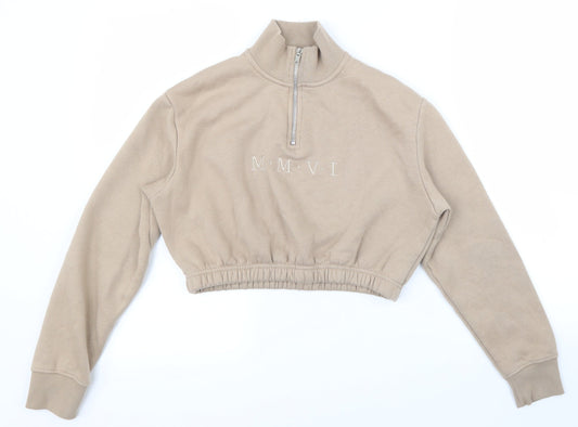 Boohoo Womens Beige   Pullover Jumper Size 8