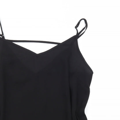 Primark Womens Black Striped  Basic Blouse Size 14