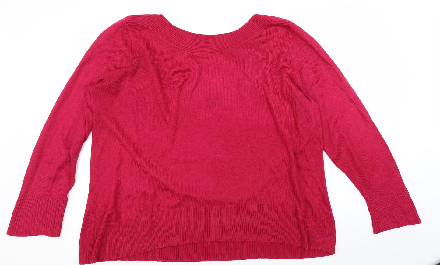 Bonmarché Womens Pink   Pullover Jumper Size 22