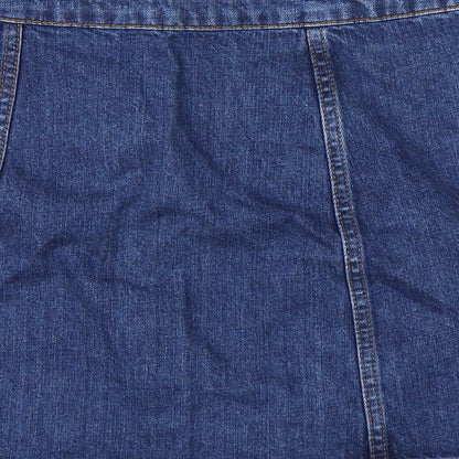 Womens UK Size 28 in Topshop A-Line Denim Skirt