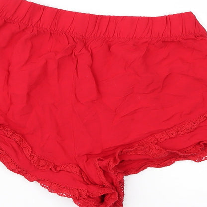 FOREVER 21 Womens Red   Cut-Off Shorts Size S
