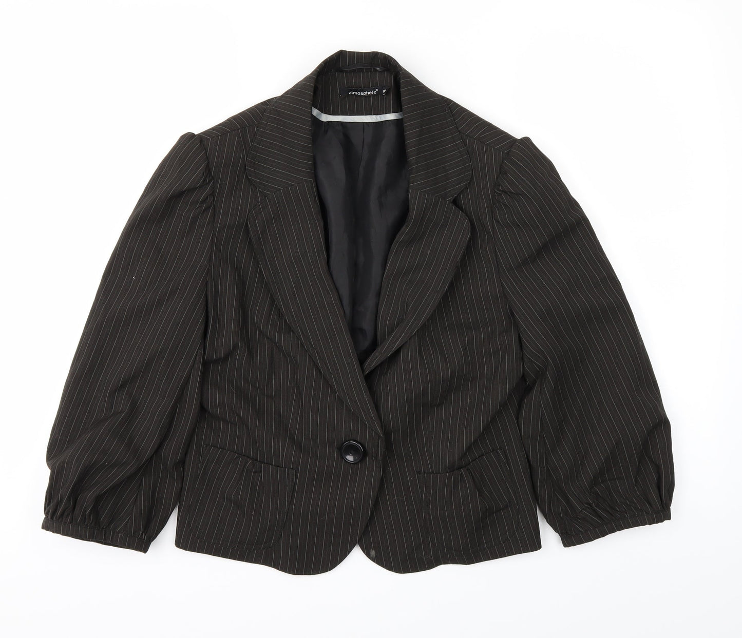 Womens UK Size 12 Atmosphere Brown Overcoat