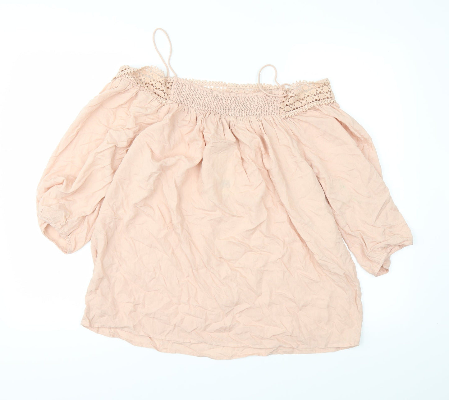 Peacocks Womens Pink   Basic T-Shirt Size 12