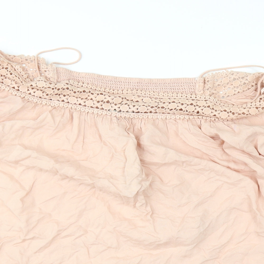 Peacocks Womens Pink   Basic T-Shirt Size 12