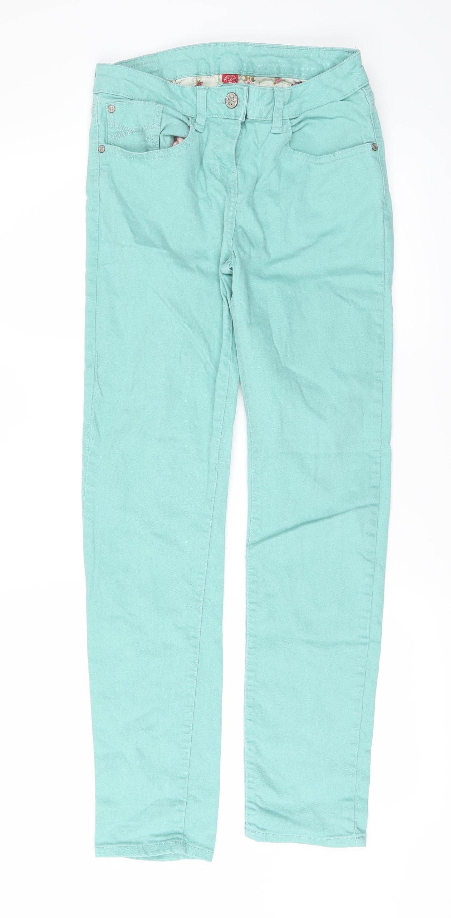 FALMER Womens Blue   Straight Jeans Size 10 L28 in