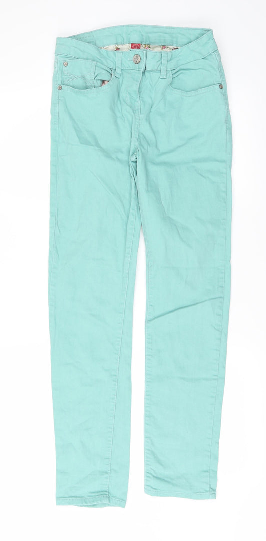 FALMER Womens Blue   Straight Jeans Size 10 L28 in