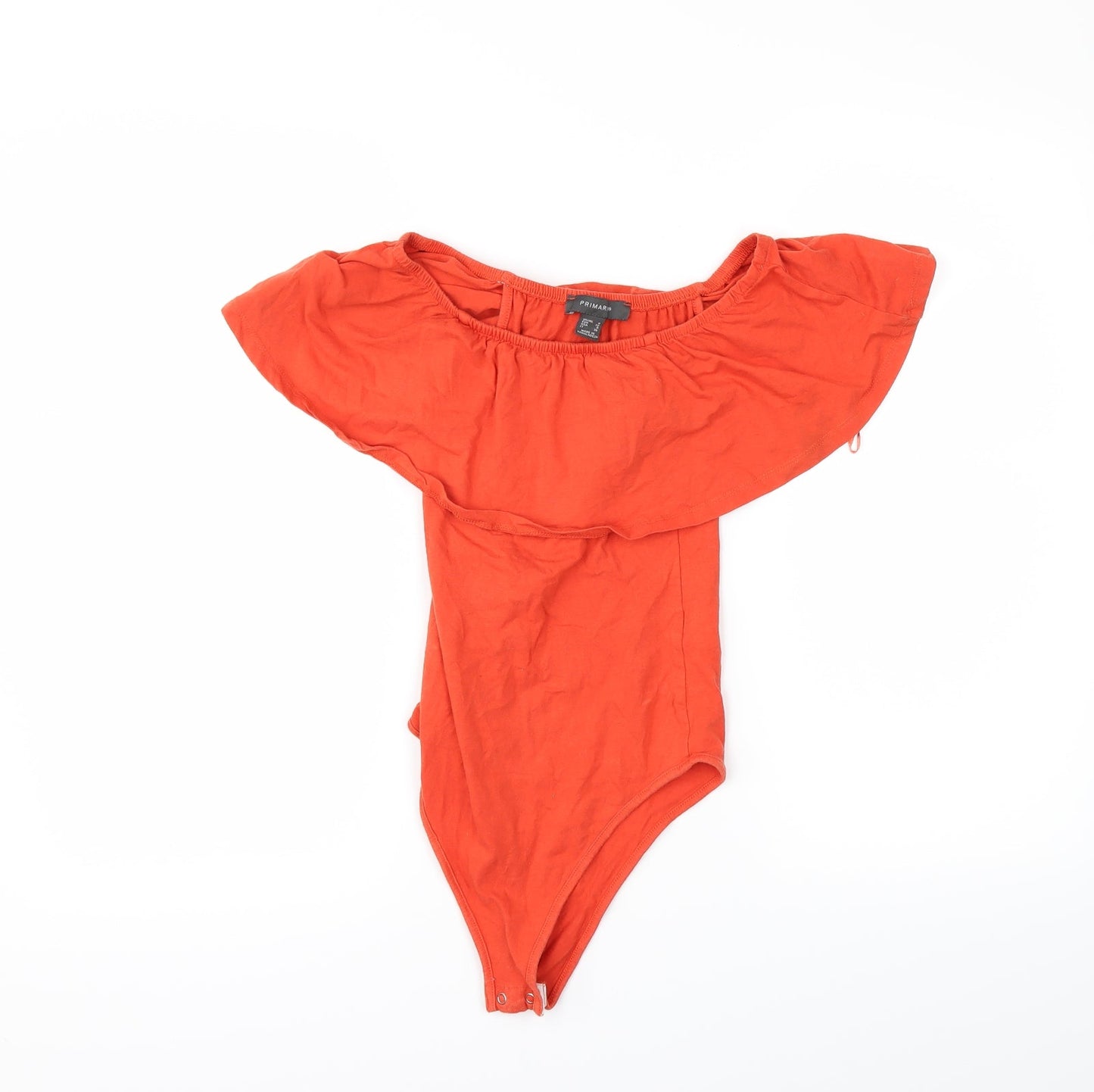 Primark Womens Orange   Basic T-Shirt Size 4