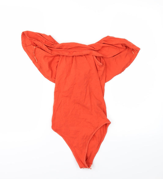 Primark Womens Orange   Basic T-Shirt Size 4