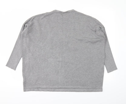 Seint Womens Grey   Pullover Jumper Size M