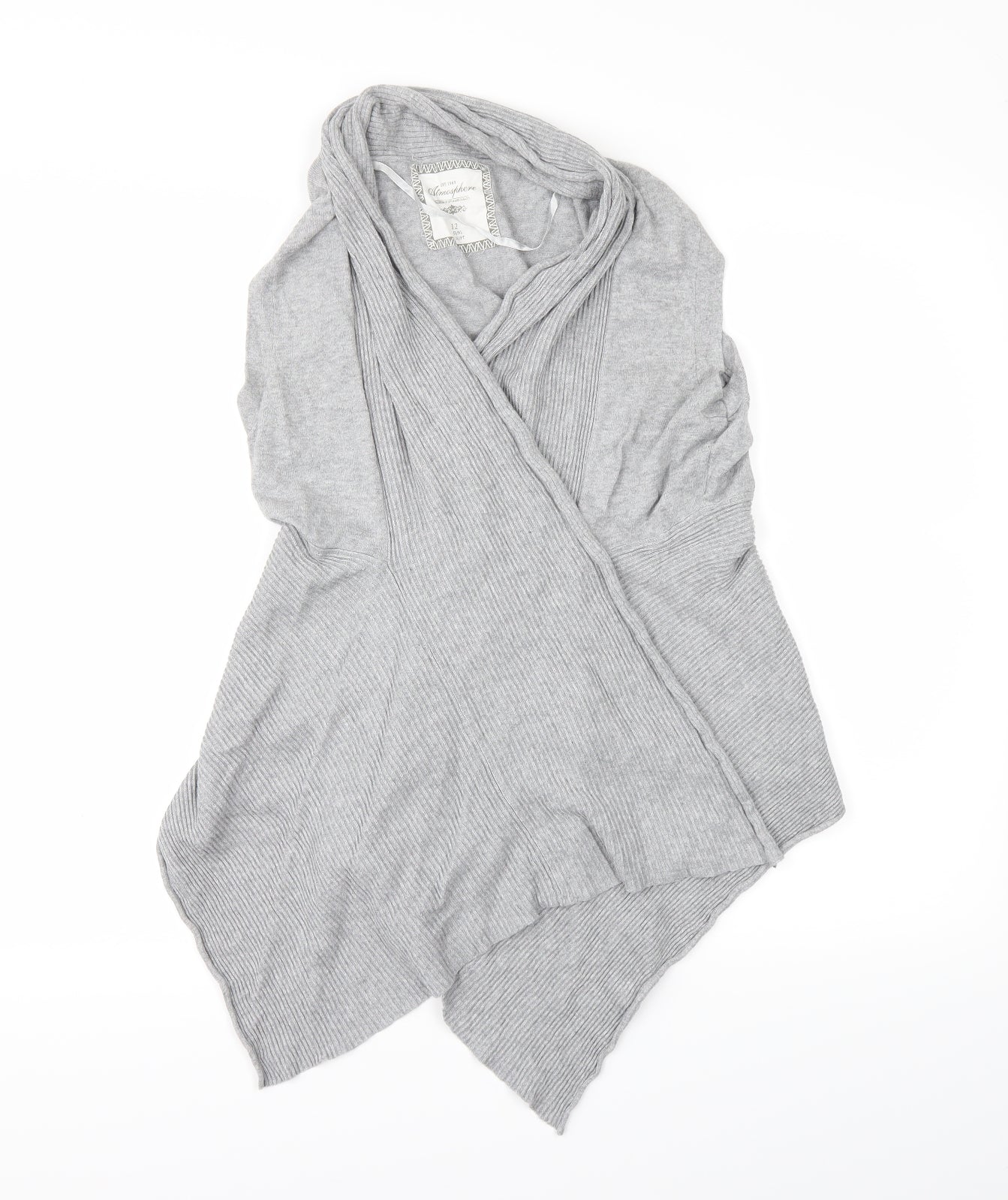 Atmosphere Womens Grey   Cardigan Jumper Size 12